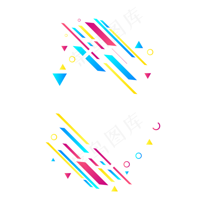 618电商商城线性免扣素材