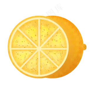 黄色柠檬水果