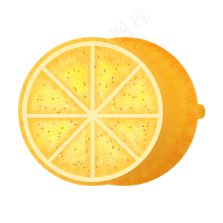黄色柠檬水果