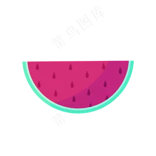 夏天夏至暑假水果西瓜免扣素材