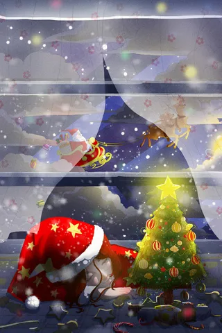 圣诞节之一个人的圣诞夜