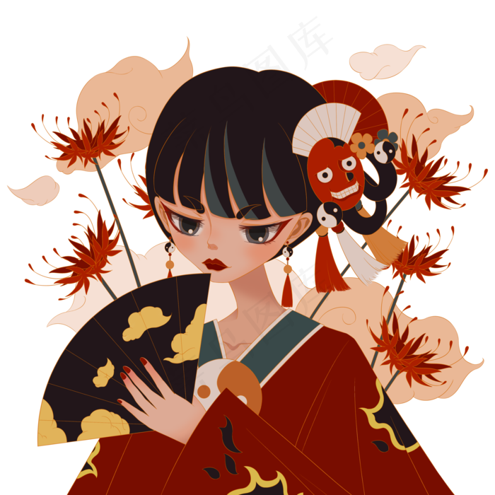 中国风和服少女