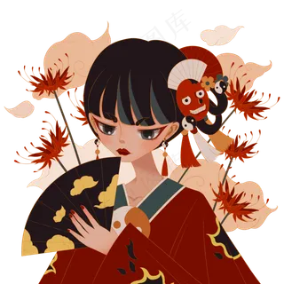 中国风和服少女