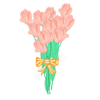 手捧花花束鲜花