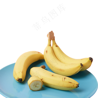 黄色的水果香蕉免抠图