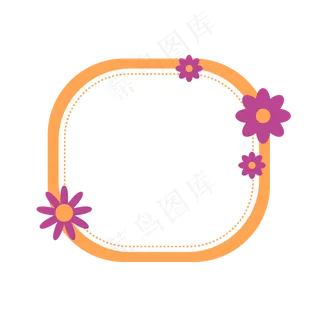 儿童节黄色边框