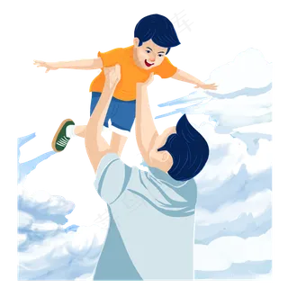 父亲与儿子插图下载