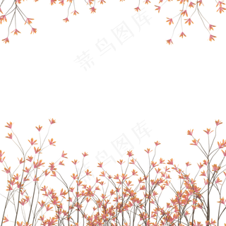 c4d立体红色小花免费下载