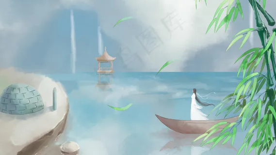 清明节祭拜扫墓缅怀亲人春天踏青风景