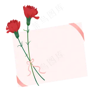 手绘康乃馨 手绘康乃馨