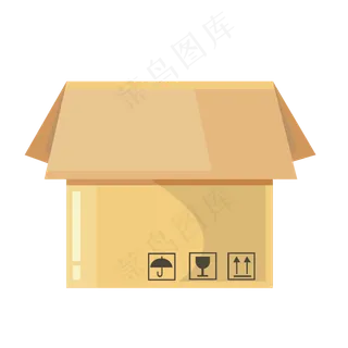 矢量包装纸箱子,免抠元素