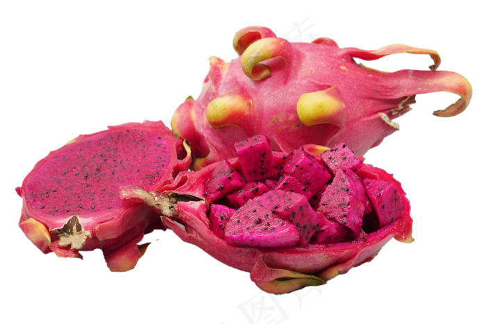 小块水果火龙果