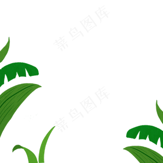 端午节叶子饰品素材