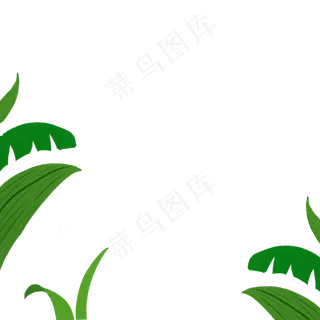 端午节叶子饰品素材