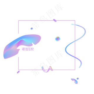 流体渐变装饰边框