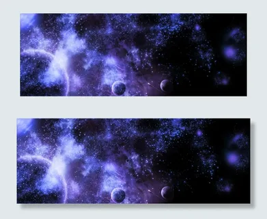 梦幻星空闪耀宇宙蓝