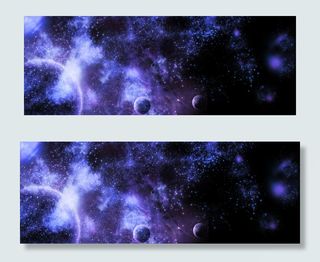 梦幻星空闪耀宇宙蓝