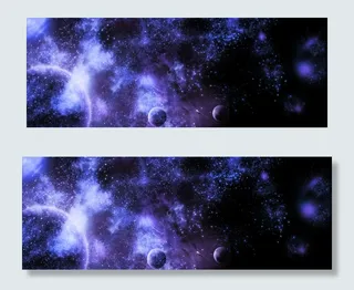 梦幻星空闪耀宇宙蓝