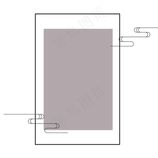 水彩灰色线条几何图案