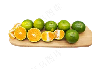 绿色橘子水果