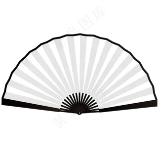 中国风矢量折扇扁平风格端午节