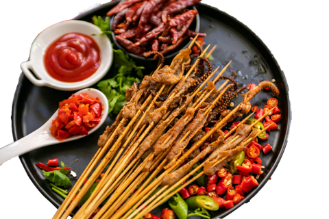 一盘美味串串,免抠元素