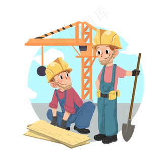 工地搬东西的工人,免抠元素