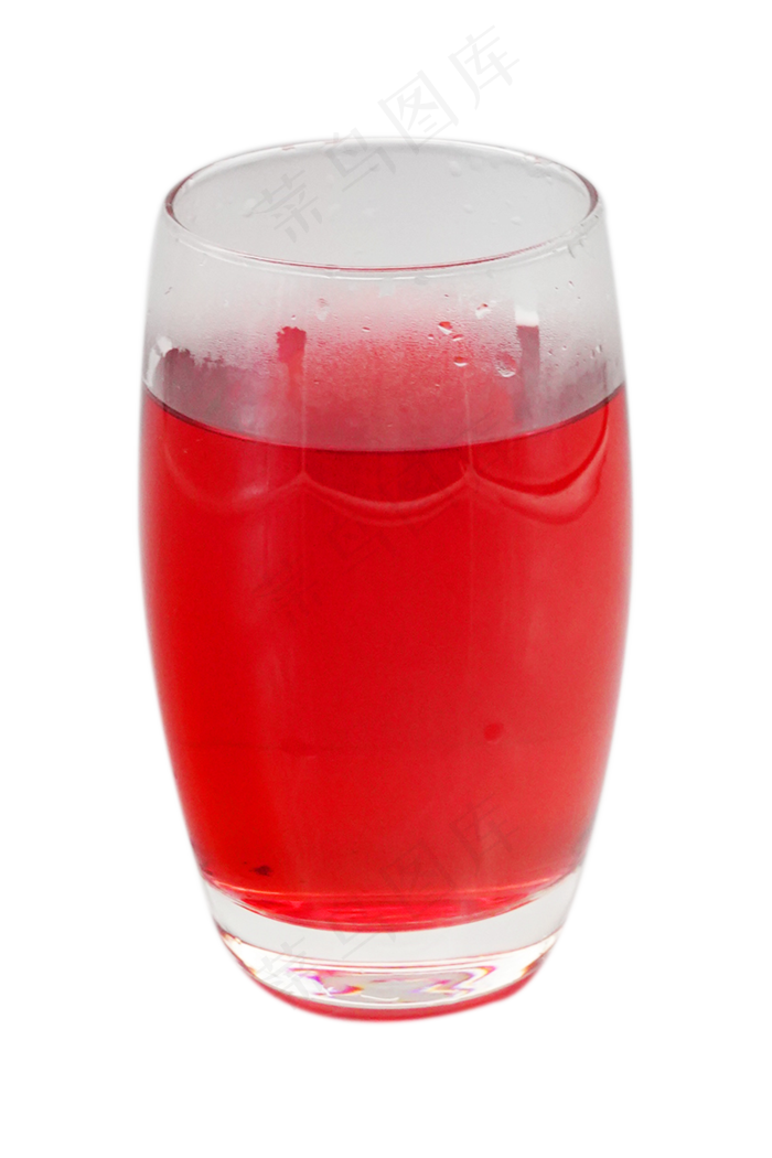 玻璃杯装玫瑰花茶