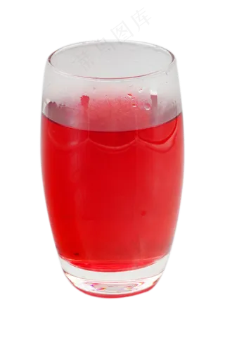 玻璃杯装玫瑰花茶