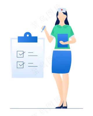 穿护士装的女士