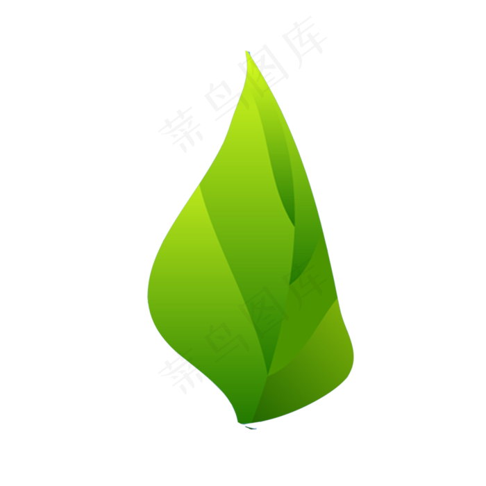 春天绿色植物树叶(2000X2000(DPI:300))psd模版下载