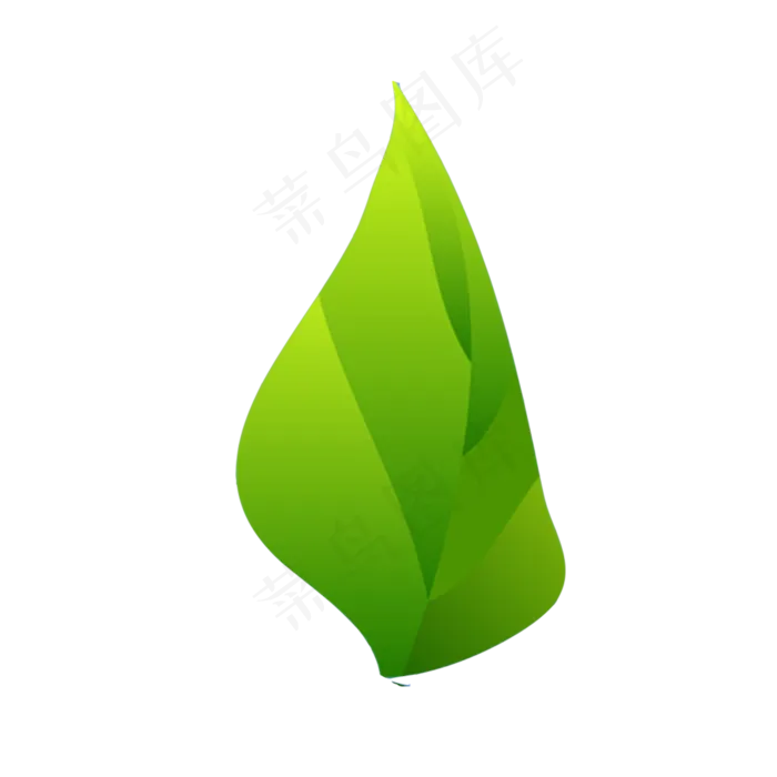 春天绿色植物树叶(2000X2000(DPI:300))psd模版下载