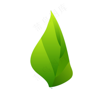 春天绿色植物树叶