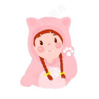 520情侣头像卡通玩偶装扮女生