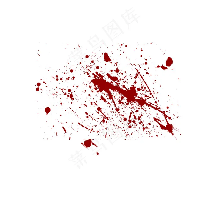 喷溅状血液矢量png,免抠元素(2000*2000px)psd模版下载
