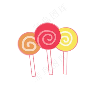 儿童节棒棒糖卡通免抠素材