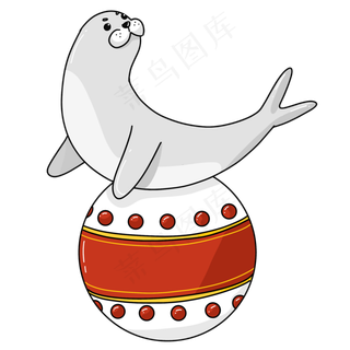 愚人节海豚玩球杂技