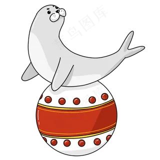 愚人节海豚玩球杂技