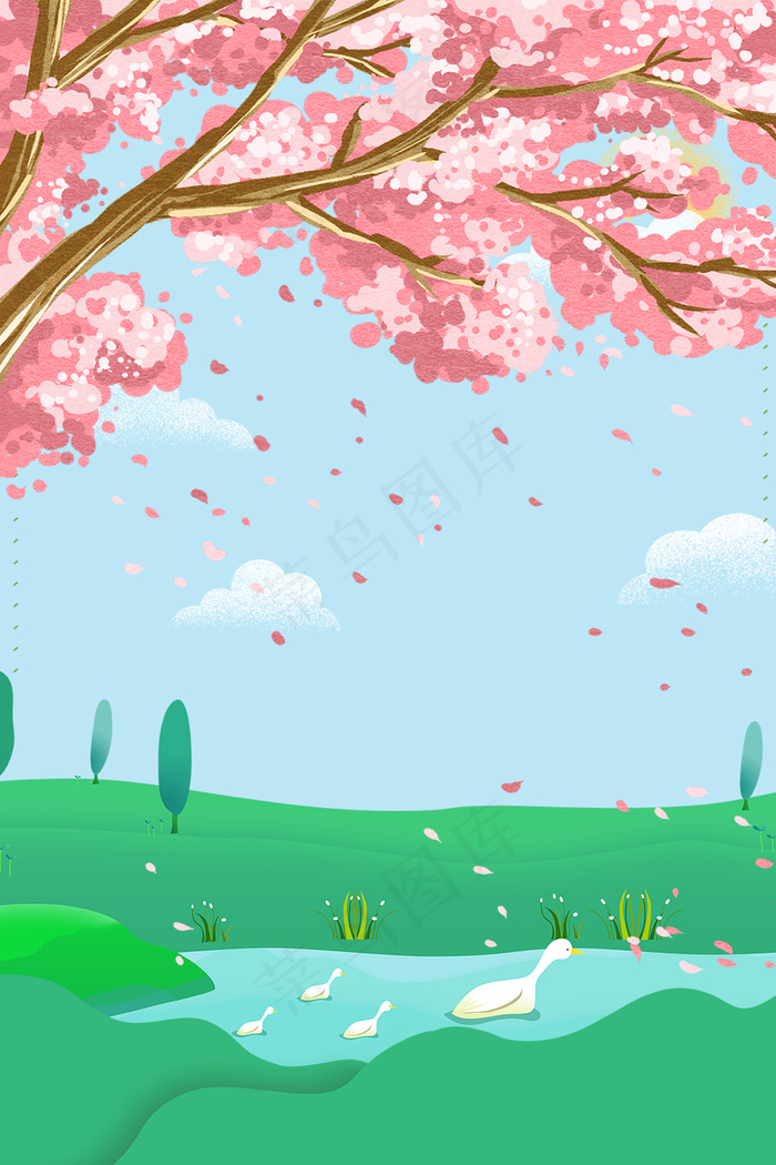 传统春分背景素材图片