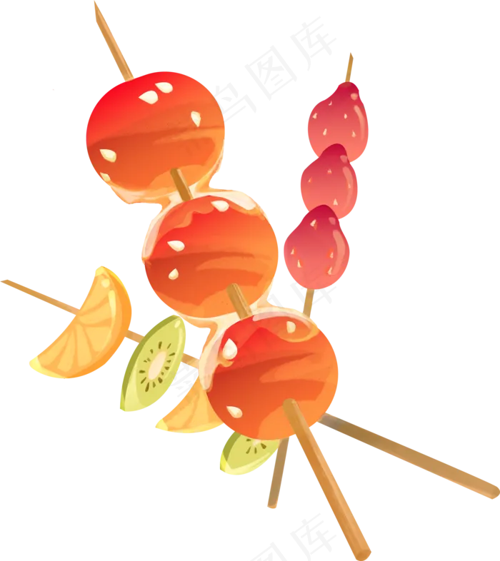 中华美食糖葫芦(2200X2200(DPI:264))psd模版下载