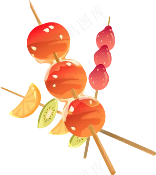 中华美食糖葫芦