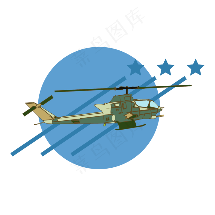 简约扁平卡通建军节空军军用武装