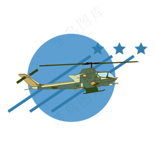 简约扁平卡通建军节空军军用武装