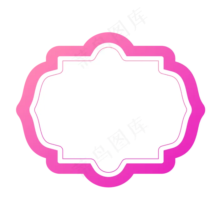 简约异形妇女节边框,免抠元素
