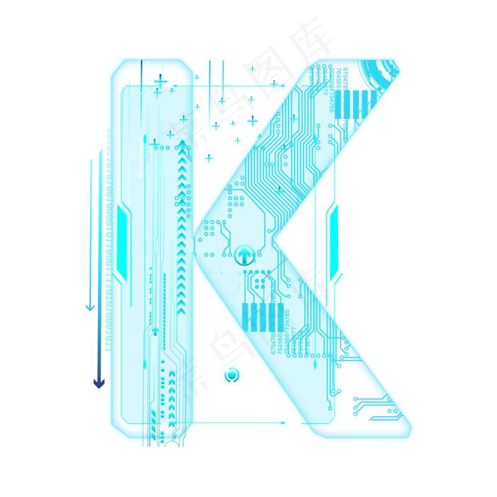 字母K(2000X2000(DPI:300))psd模版下载