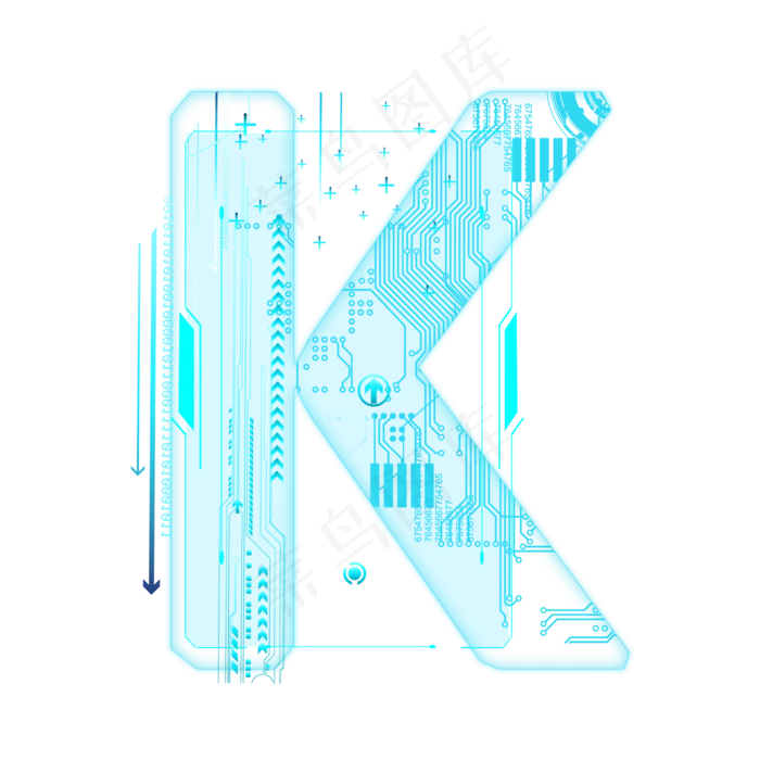 字母K(2000X2000(DPI:300))psd模版下载