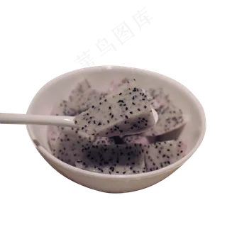 一碗可口的火龙果