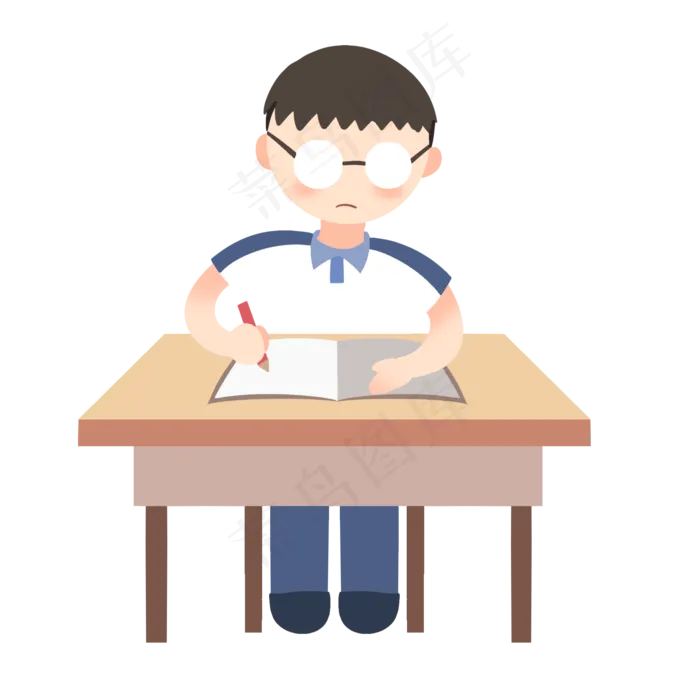 考试学生(2000X2000(DPI:300))psd模版下载