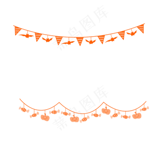 节日装饰彩旗组合