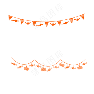 节日装饰彩旗组合